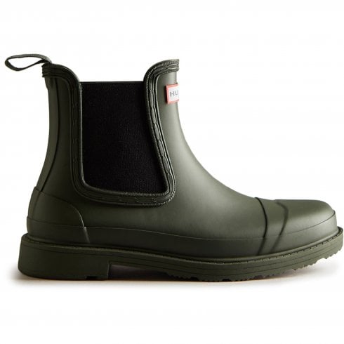 Hunter Commando | Dark Olive | Womens Chelsea Boot Wellingtons